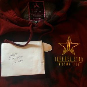Jeffree Star Tie-Dye Unicorn Blood Hoodie